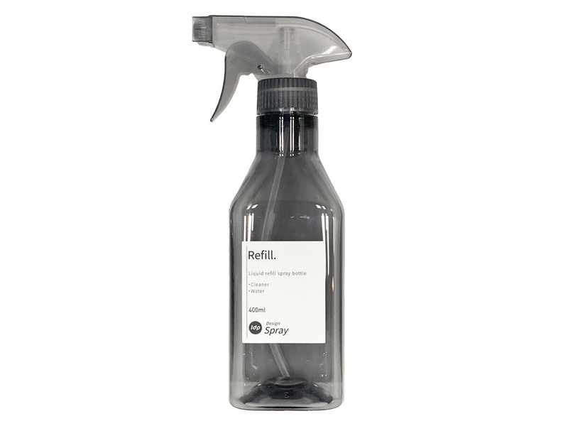 １ｄｐ　スプレーボトル　４００ｍｌ　角　グレー